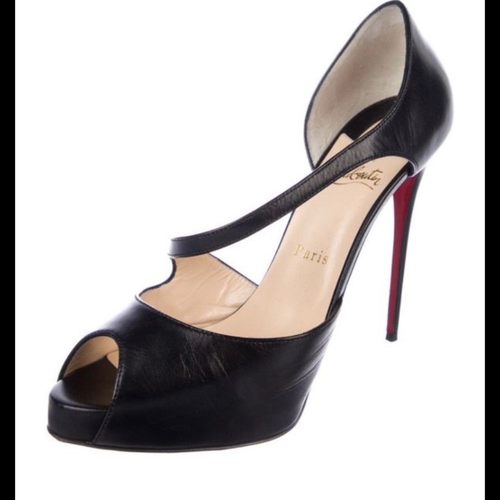 Christian Louboutin D’orsay stilettos
